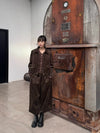 INTO THE EAST 25 Autumn/Winter Dark Moss Green V-Neck Corduroy Vest/Tapered Casual Pants ITE-E1DGAW040GR20PT-LV (E1DGAW032GR20VE)